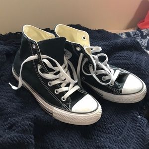 Women’s Black High Top Converse